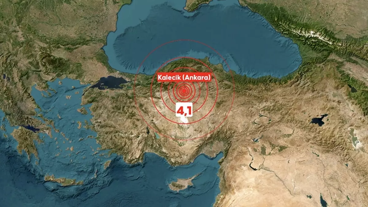 Ankara’da 4,1 Şiddet...