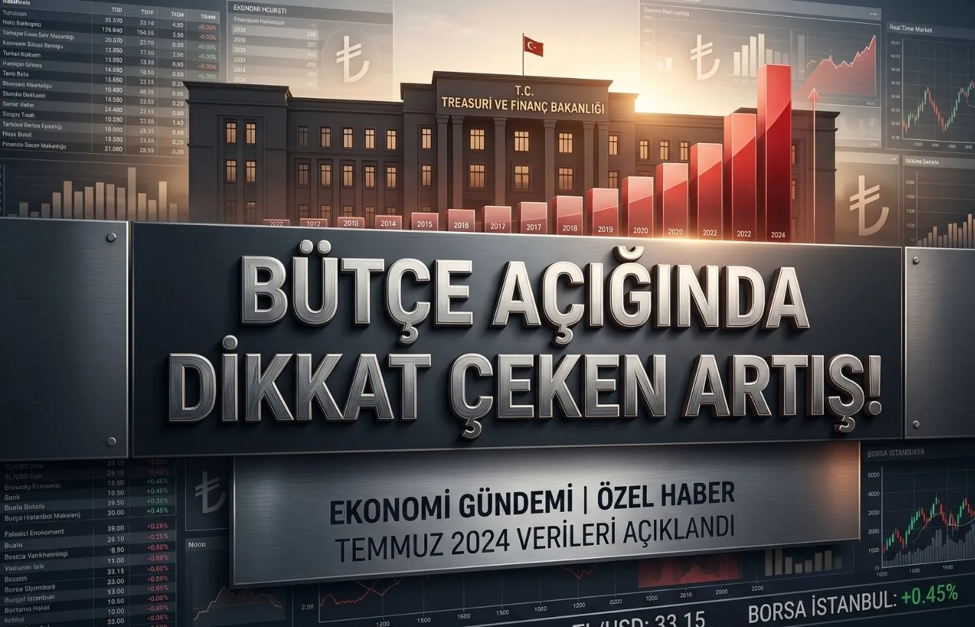 Bütçe Açığında Dikkat Çeken Artış: Hazine Verileri Ne Anlatıyor?
